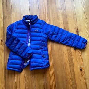 Children’s Patagonia puffy jacket. Size L